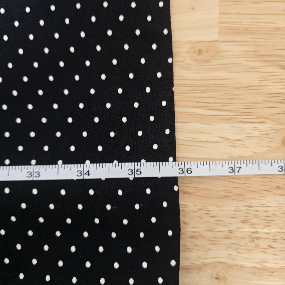 Ann Taylor Vintage Polka Dot Sheath Dress Black White Short Sleeve Size 6 USA - Picture 6 of 9